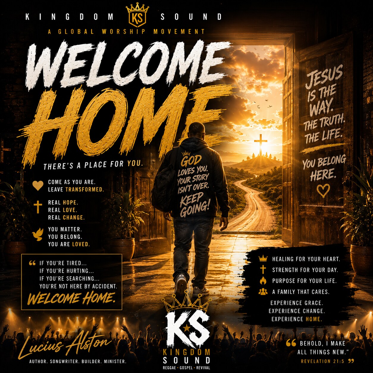 Kingdom Sound cover artwork for Welcome Home by Lucius Alston